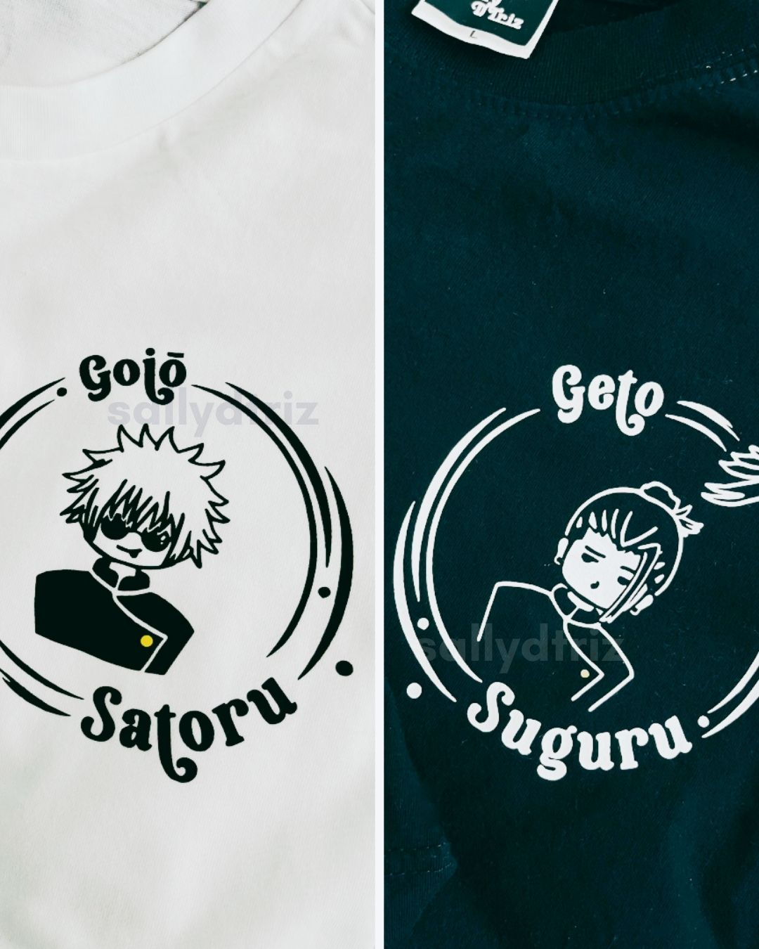 Gojo y Geto camisetas Jujutsu Kaisen