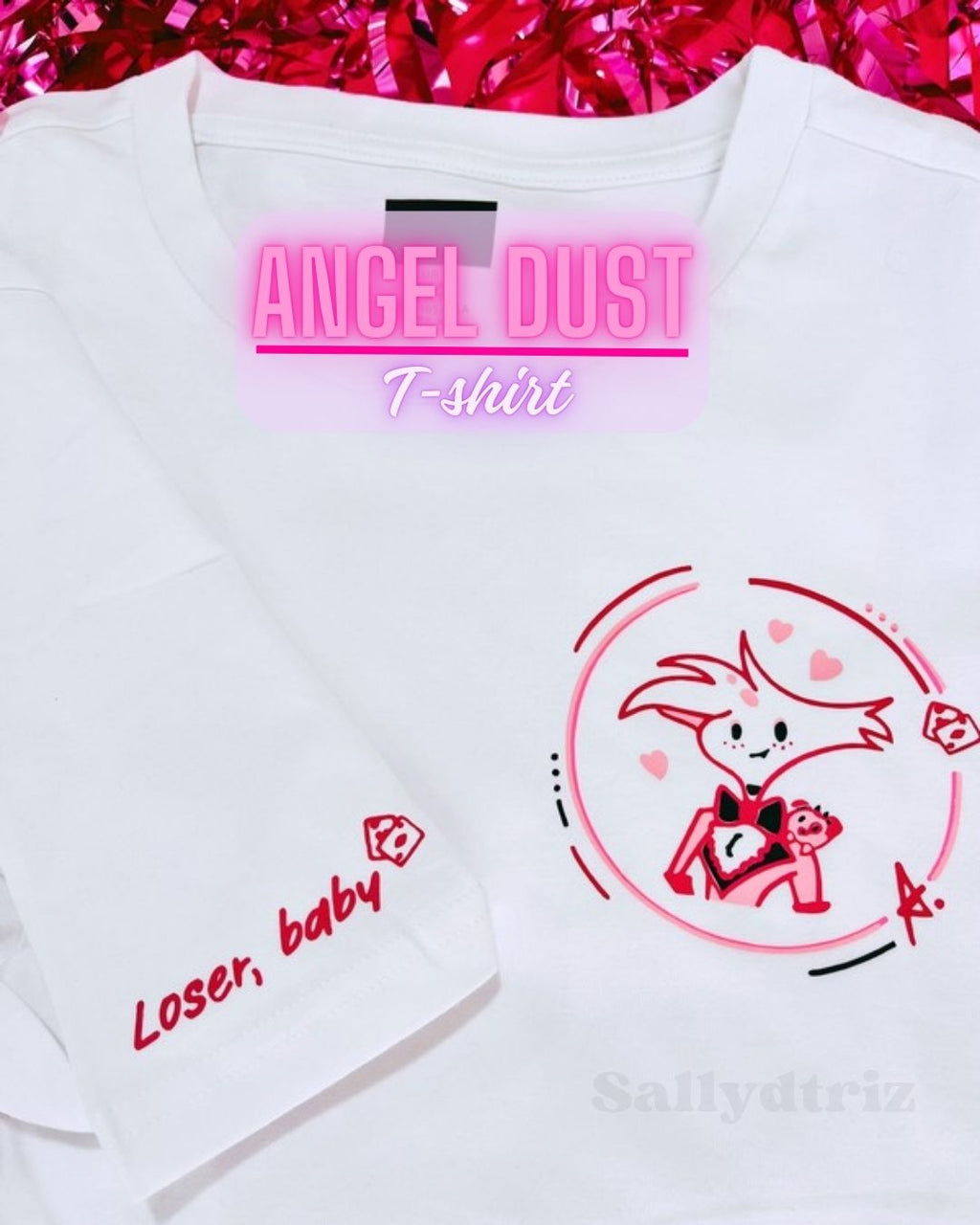 Husk y Angel Dust Hazbin hotel camisetas
