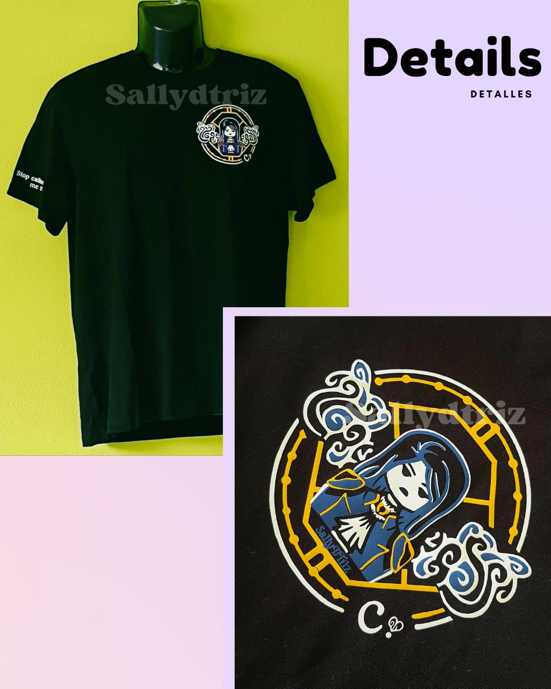 Arcane Caitlyn y Vi camisetas