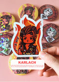Pegatinas Karlach BG3