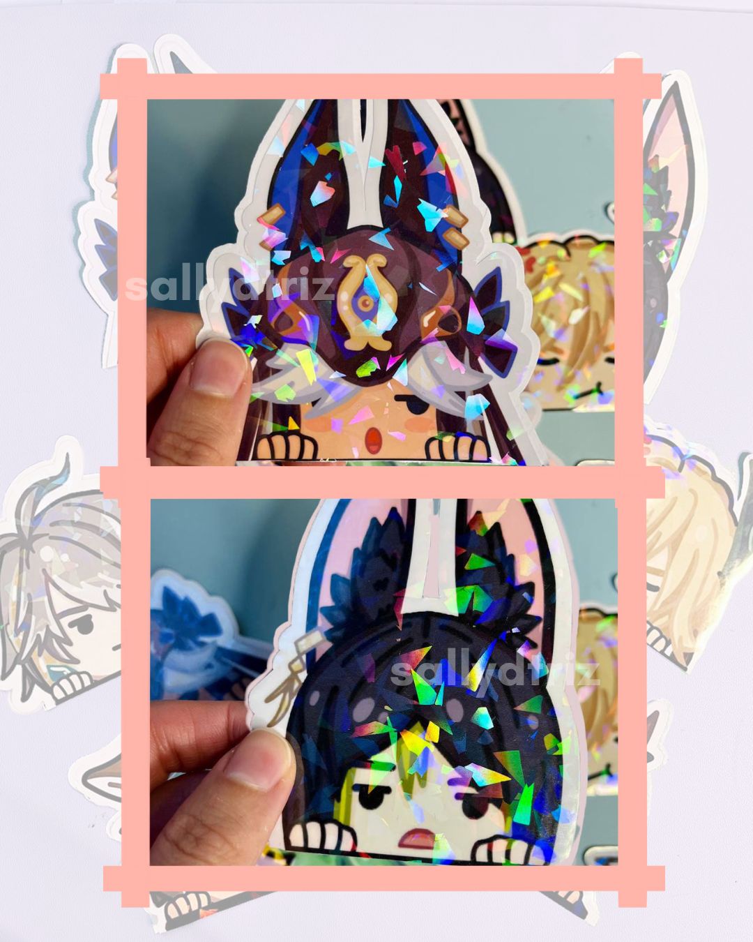 Pegatinas Genshin Peeker Sticker