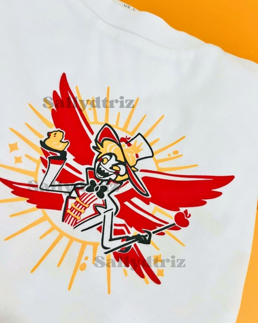 Alastor y Lucifer Hazbin hotel camisetas (copia)