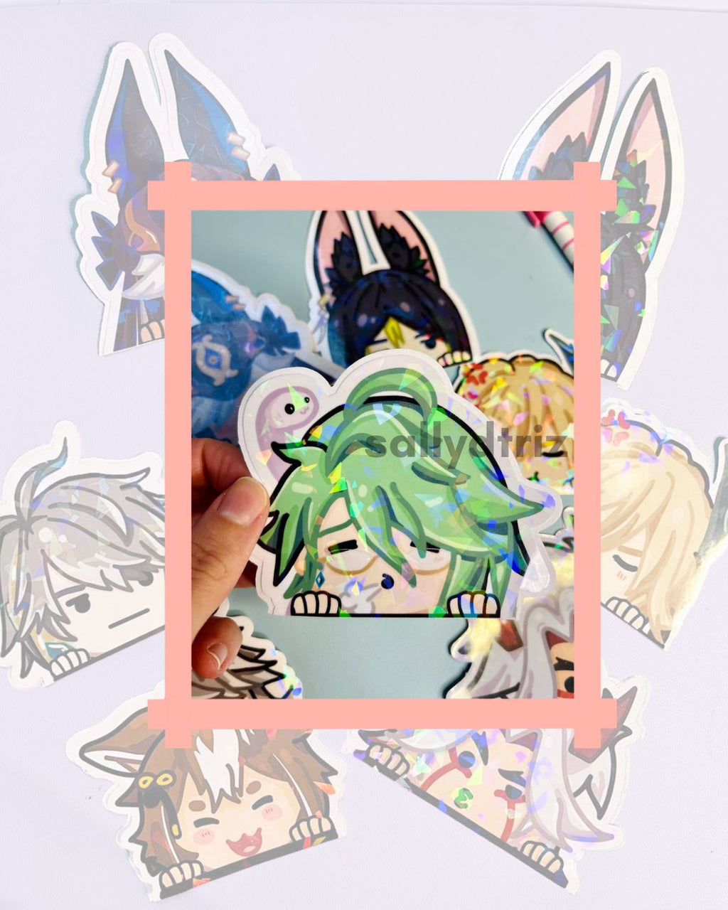 Pegatinas Genshin Peeker Sticker
