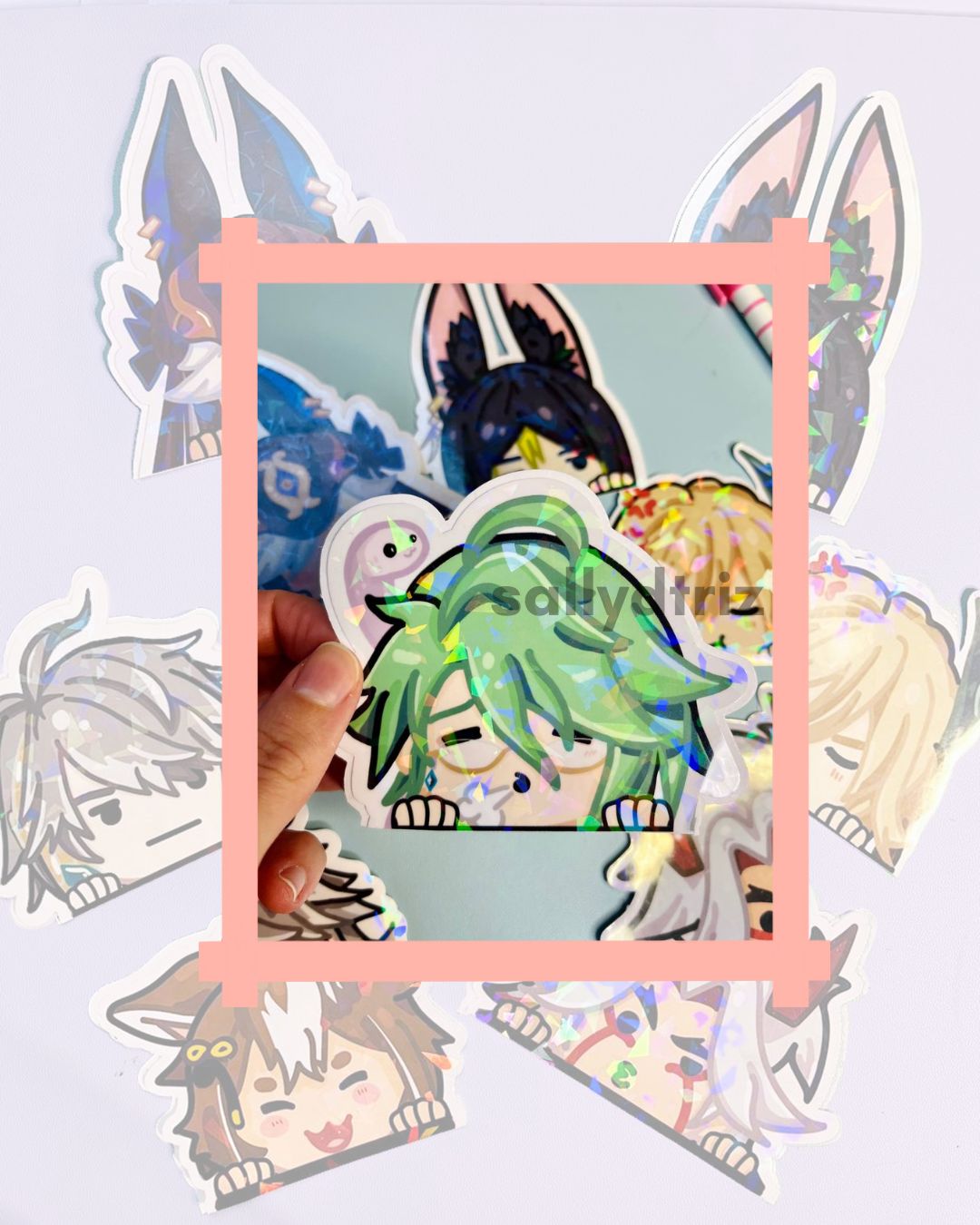 Pegatinas Genshin Peeker Sticker