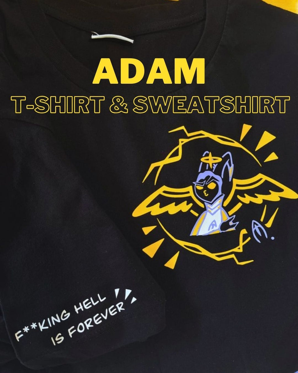 Adam y Lute camisetas Helluva boss