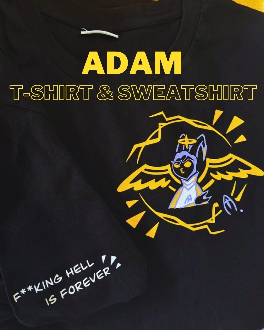 Adam y Lute camisetas Helluva boss