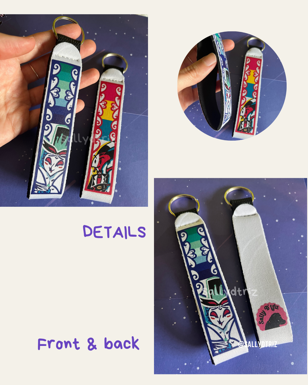 Llaveros -Helluva Boss y Hazbin Hotel- Keychains