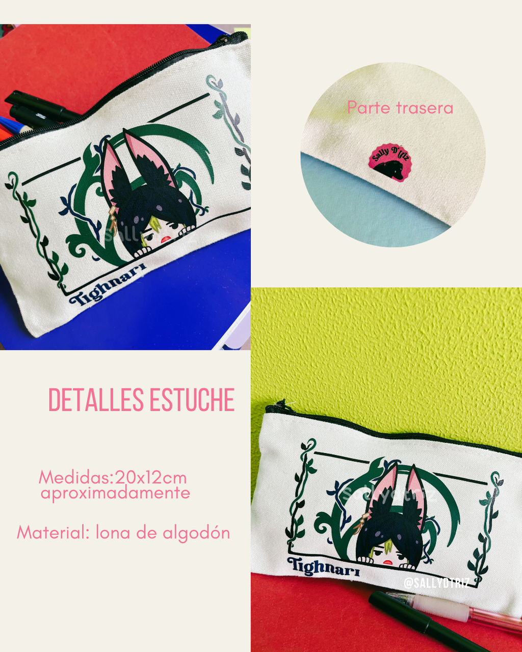 Estuche Tighnari- pencil pouch
