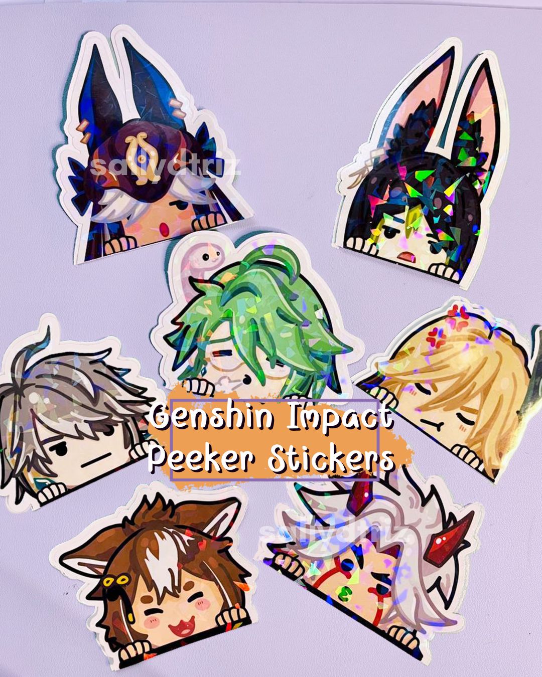 Pegatinas Genshin Peeker Sticker