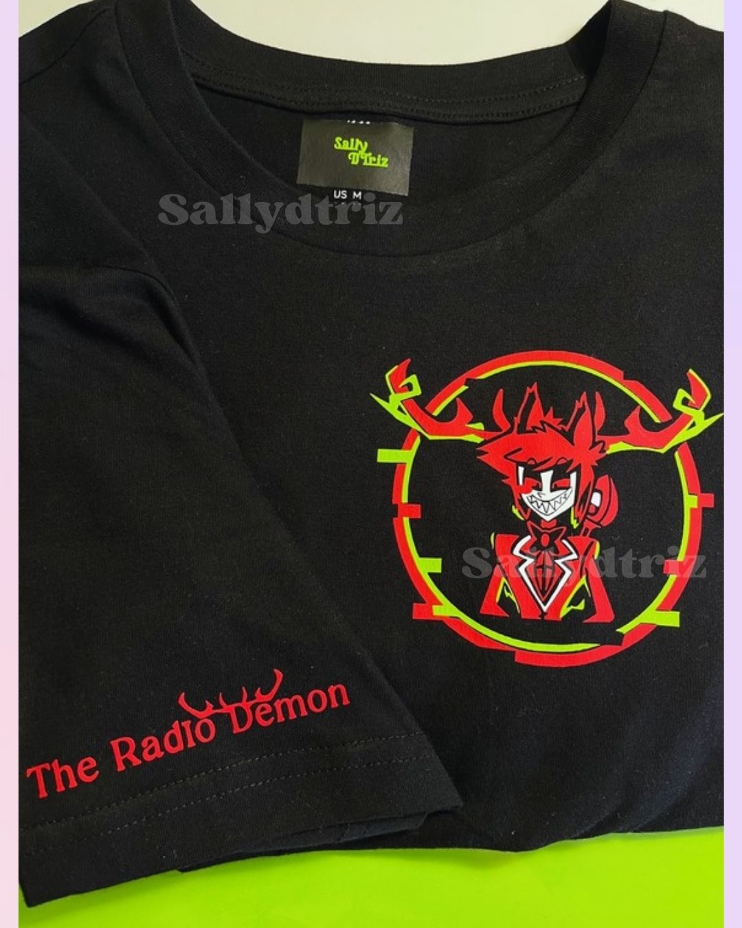 Alastor y Lucifer Hazbin hotel camisetas (copia)