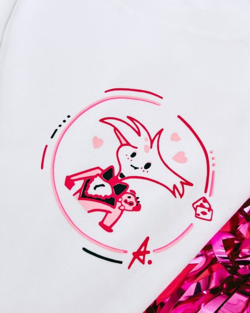 Husk y Angel Dust Hazbin hotel camisetas