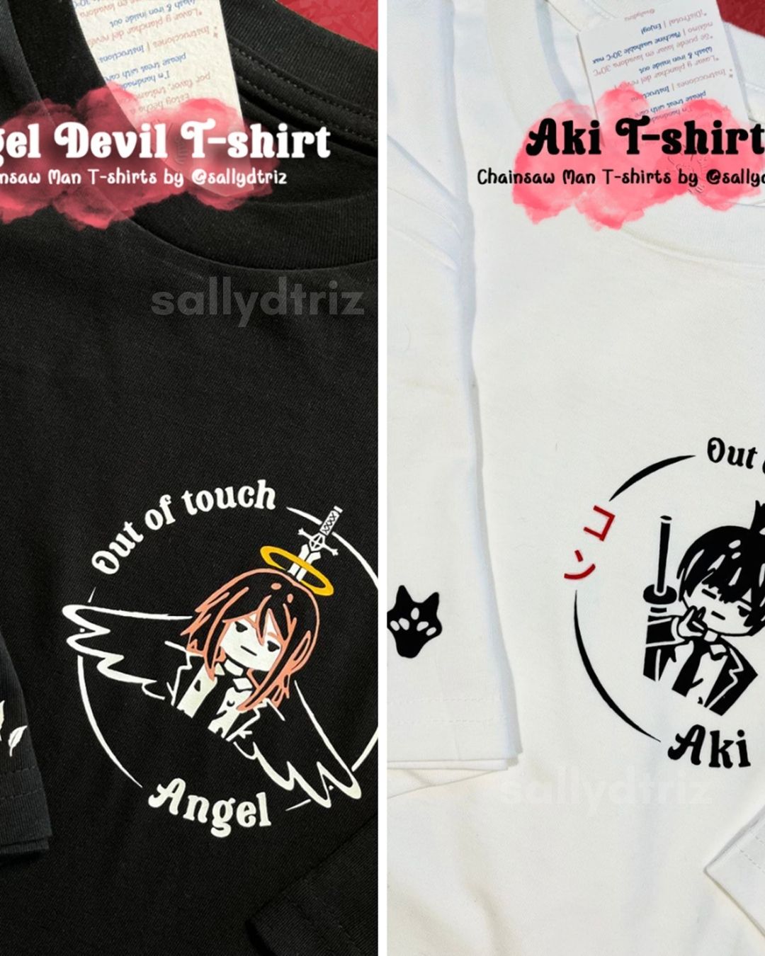 Aki y Ángel camisetas Chainsaw Man