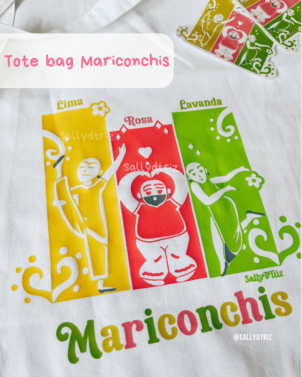 Tote Bag, estuche y pegatina de Shin Chan