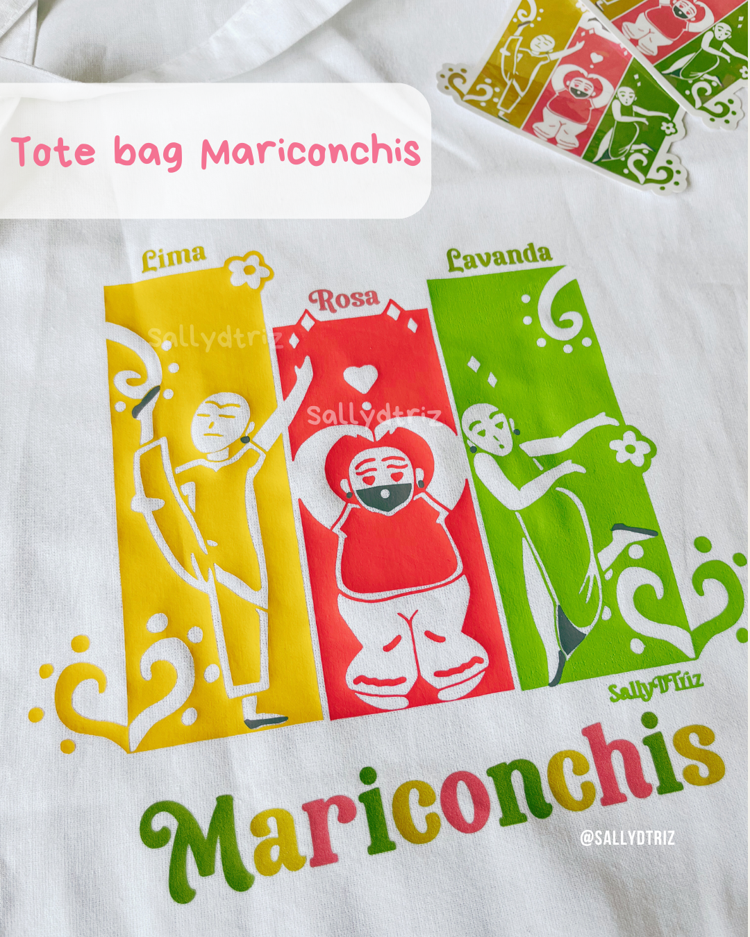 Tote Bag, estuche y pegatina de Shin Chan