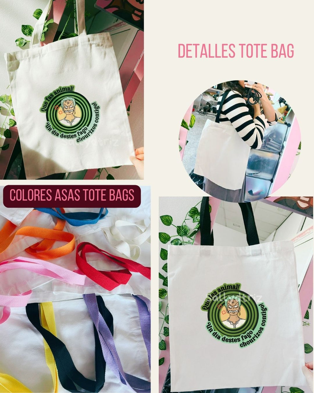Tote Bag, estuche y pegatina de Chopper