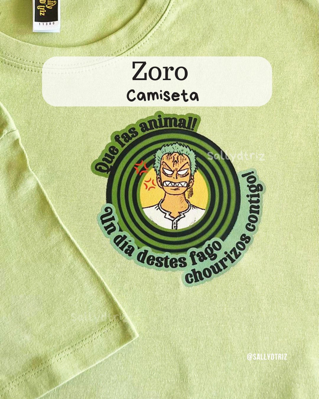 Zoro camisetas Varios COLORES