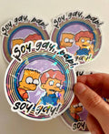 Pegatinas Simpson