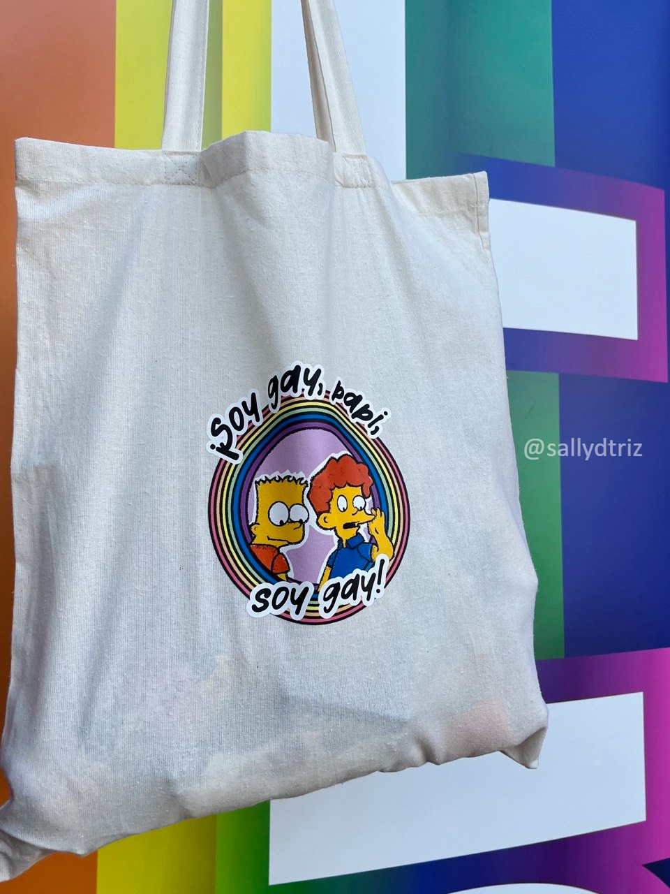 Tote Bag, estuche y pegatina de Los simpson
