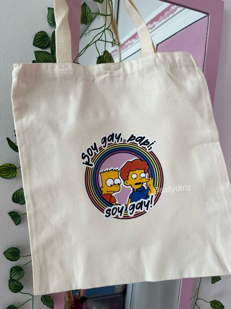 Tote Bag, estuche y pegatina de Los simpson