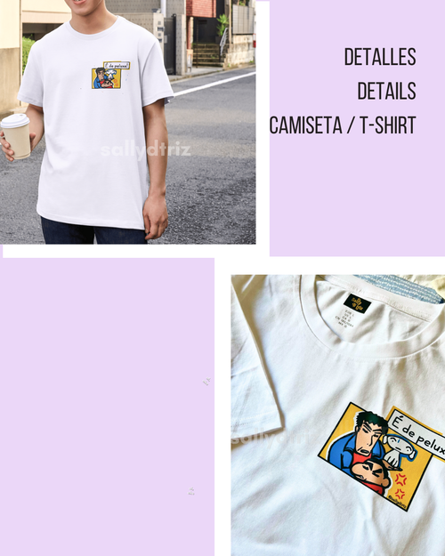Camiseta É de Peluxe VARIOS COLORES