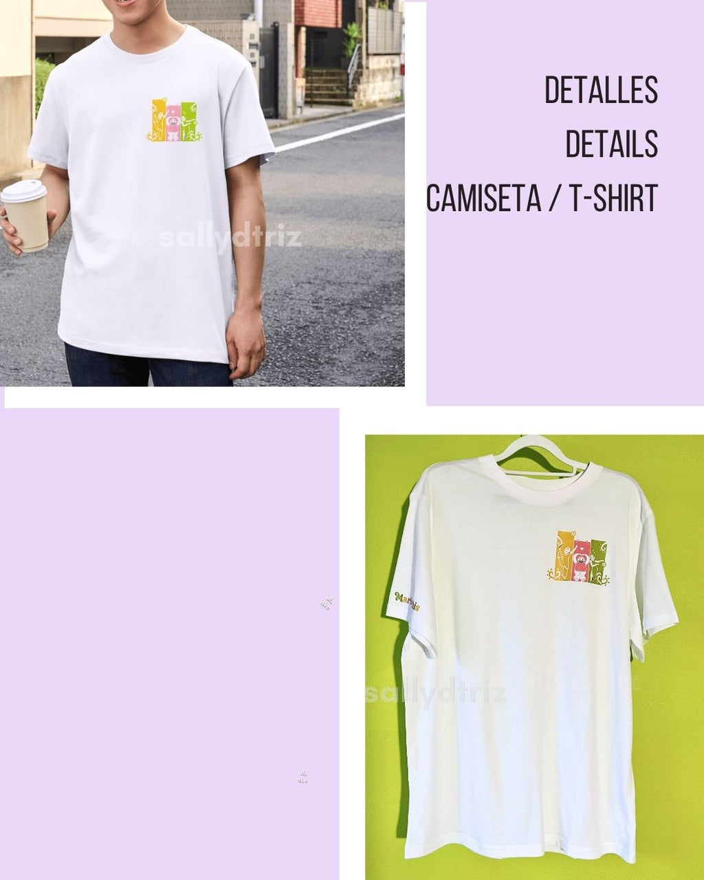 Camiseta É de Peluxe VARIOS COLORES