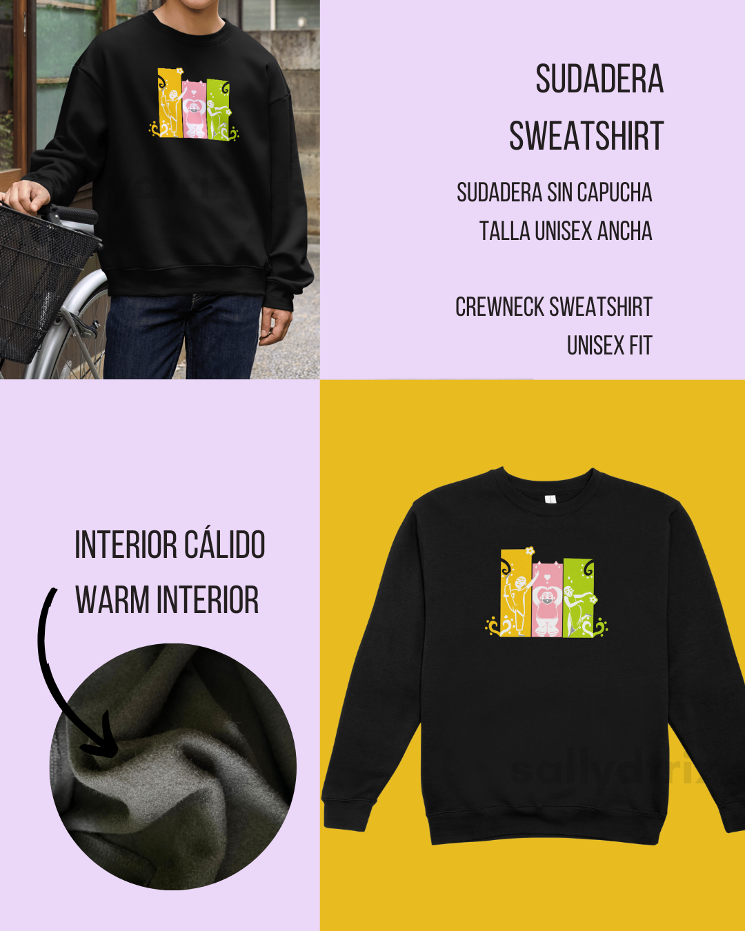Mariconchis sudadera Varios COLORES