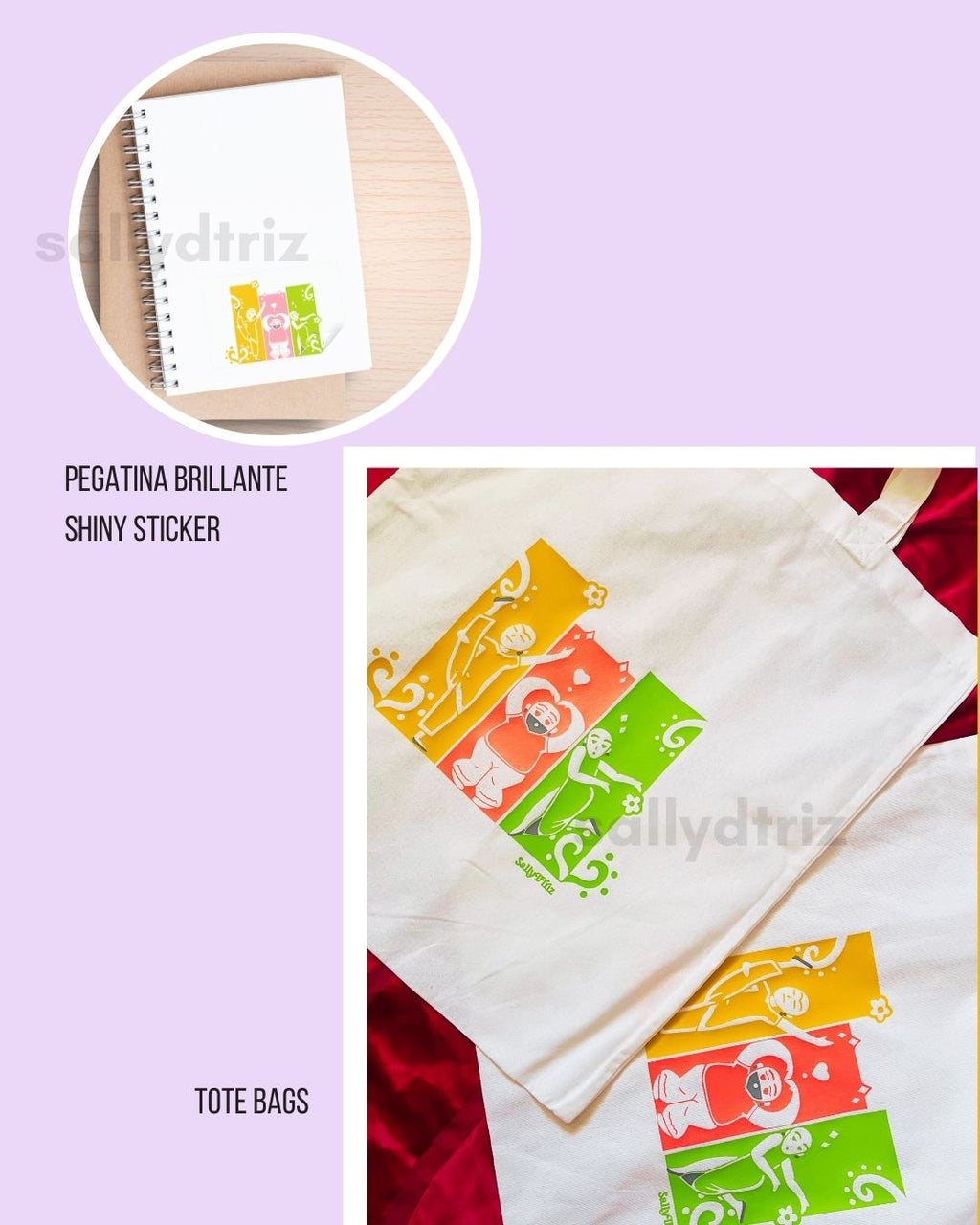 Tote Bag, estuche y pegatina de Shin Chan