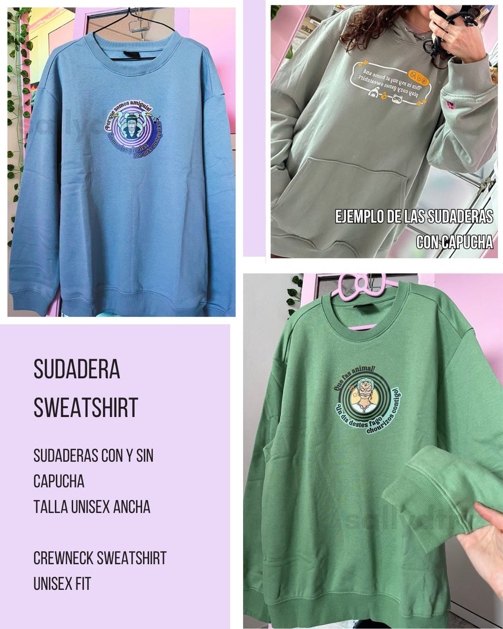 Ace sudadera Varios COLORES