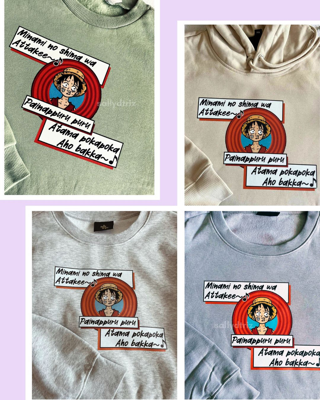 Luffy sudadera Varios COLORES