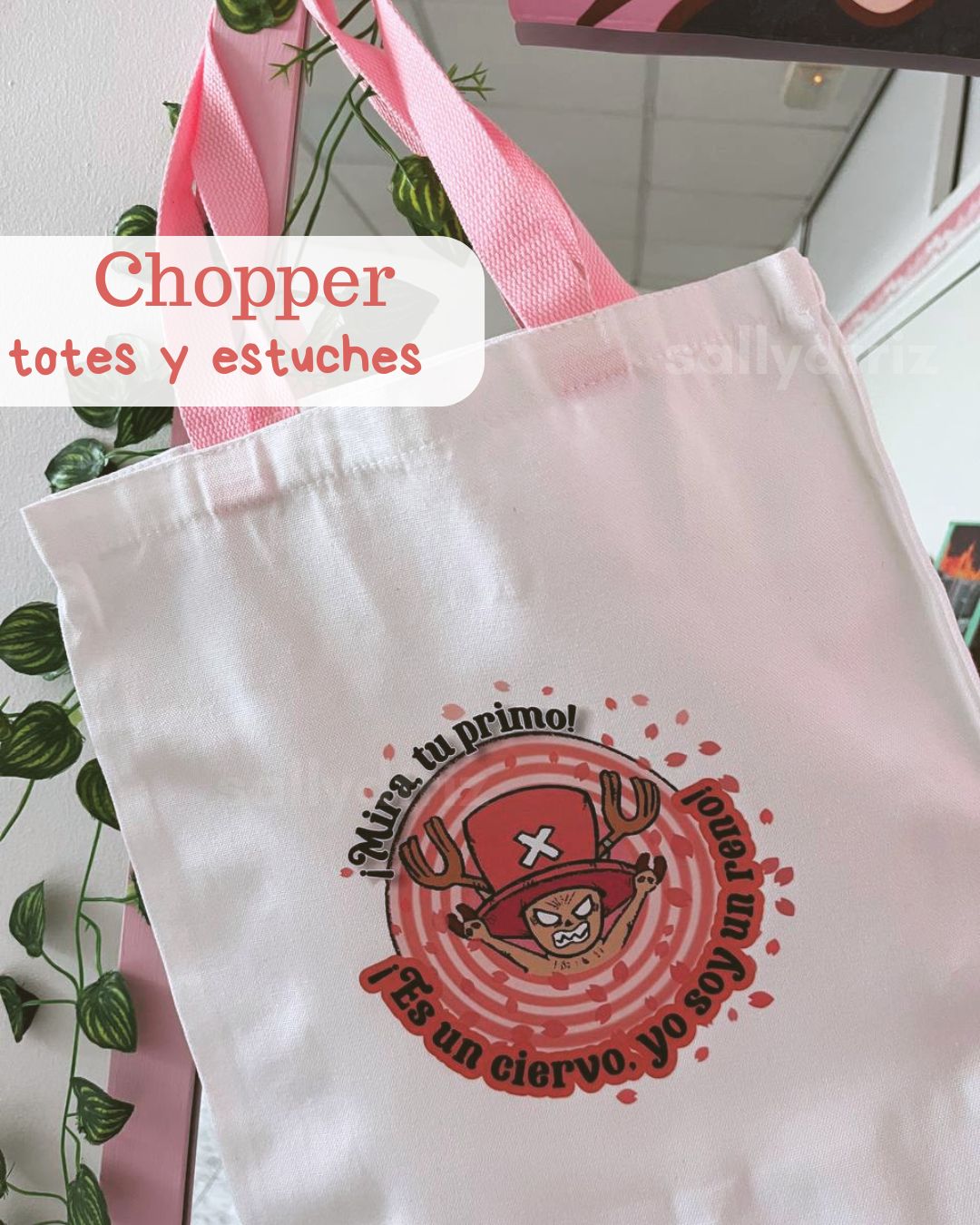 Tote Bag, estuche y pegatina de Chopper